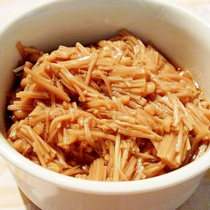 決め手はおろし生姜 麺つゆで作る《なめたけ》
